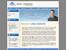 Tablet Screenshot of akramassociates.com